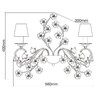 Миниатюра фото бра chiaro сицилия 282022102 | 220svet.ru