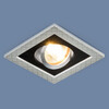 Миниатюра фото встраиваемый светильник elektrostandard 1041/1 mr16 sl/bk серебро/черный 4690389095429 | 220svet.ru