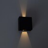 Миниатюра фото уличный настенный светодиодный светильник arte lamp algol a1445al-1bk | 220svet.ru