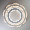 Миниатюра фото потолочный светодиодный светильник с пультом ду eurosvet corona 90076/2 белый | 220svet.ru