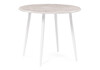 Миниатюра фото стол деревянный woodville абилин 90 мрамор светло-серый / белый матовый 507216 | 220svet.ru