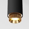 Миниатюра фото подвесной трековый светильник elektrostandard nubis gu10 85021/01 черный/золото a064794 | 220svet.ru