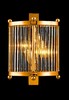 Миниатюра фото настенный светильник crystal lux ap2 gold/transparente | 220svet.ru