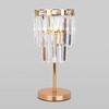Миниатюра фото настольная лампа eurosvet elegante 01136/1 золото/прозрачный хрусталь strotskis | 220svet.ru