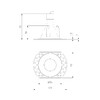 Миниатюра фото встраиваемый светильник elektrostandard renzo 25020/01 a067527 | 220svet.ru