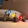 Миниатюра фото настольная лампа mouse lamp grey step | 220svet.ru
