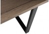 Миниатюра фото стол деревянный эльпатия 130 дуб велингтон / черный матовый | 220svet.ru