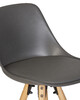 Миниатюра фото стул полубарный dobrin ronni lmzl-pp759a-1-10397 темно-серый | 220svet.ru