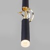 Миниатюра фото подвесной светодиодный светильник eurosvet lance 50191/1 led черный/золото | 220svet.ru