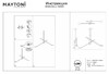 Миниатюра фото потолочный светодиодный светильник на штанге maytoni fad mod070cl-l15w3k1 | 220svet.ru