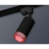 Миниатюра фото комплект трекового светильника ambrella light track system xt6323082 sbk/pi черный песок/розовый (a2521, c6323, n6152) | 220svet.ru