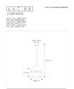 Миниатюра фото подвесной светильник lucide corentin 30484/28/30 | 220svet.ru