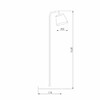 Миниатюра фото торшер eurosvet 01135/1 белый | 220svet.ru