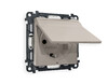 Миниатюра фото розетка с крышкой ip44 ambrella volt quant alfa ma368010 | 220svet.ru