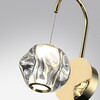 Миниатюра фото бра светодиодная odeon light jemstone 5085/5wl золотой | 220svet.ru