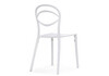 Миниатюра фото пластиковый стул woodville simple белый 15739 | 220svet.ru
