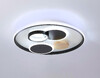 Миниатюра фото потолочная светодиодная люстра с пультом ду ambrella light comfort fl4802 | 220svet.ru