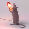 Миниатюра фото настольная лампа mouse lamp love edition usb seletti | 220svet.ru