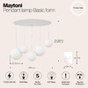 Миниатюра фото подвесной светильник maytoni basic form mod321pl-05w1 | 220svet.ru