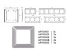 Миниатюра фото рамка 1-постовая ambrella volt alfa line af110501 | 220svet.ru