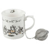Миниатюра фото чашка 300 мл с ситечком алиса в стране чудес v&a kitchen craft | 220svet.ru
