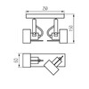 Миниатюра фото спот kanlux sonda ii el-2i w 34923 | 220svet.ru