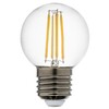 Миниатюра фото лампа светодиодная филаментная lightstar led filament e27 6w 3000k шар прозрачный 933822 | 220svet.ru