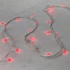 Миниатюра фото гирлянда нить 20м красная с возможностью управления 24в, 200 led, провод прозрачный силикон, ip65 ltc est200-3w10-1r | 220svet.ru
