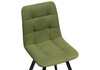 Миниатюра фото стул на металлокаркасе woodville чилли велюр зеленый 567940 | 220svet.ru