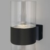 Миниатюра фото настенный светодиодный светильник eurosvet watford 40021/1 led чёрный/прозрачный | 220svet.ru