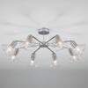 Миниатюра фото потолочная люстра eurosvet tranello 70108/8 хром | 220svet.ru