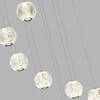 Миниатюра фото подвесная светодиодная люстра odeon light crystal 5007/56l хром | 220svet.ru