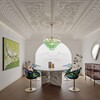 Миниатюра фото подвесная люстра loft it murano 10580/800 clear green | 220svet.ru