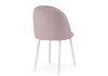 Миниатюра фото стул woodville логан розовый / белый 542623 | 220svet.ru