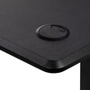 Миниатюра фото компьютерный стол с механизмом подъема woodville маркос  черная шагрень / белый 578400 | 220svet.ru
