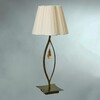 Миниатюра фото настольная лампа brizzi bt03203/1 bronze cream | 220svet.ru