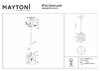 Миниатюра фото подвесной светильник maytoni frontera mod067pl-01ch | 220svet.ru