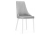 Миниатюра фото стул на металлокаркасе woodville кора светло-серый/белый 517126 | 220svet.ru