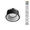 Миниатюра фото светильник встраиваемый светодиодный с переключателем цветовой температуры novotech clarte 359876 черный | 220svet.ru