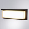 Миниатюра фото уличный настенный светодиодный светильник arte lamp ferro a5224al-1bk | 220svet.ru