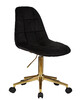 Миниатюра фото офисное кресло для персонала dobrin monty gold lm-9800-gold-4491 черный | 220svet.ru