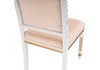 Миниатюра фото стул деревянный рембрандт молочный с золотой патиной | 220svet.ru