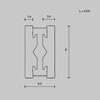 Миниатюра фото шинопровод магнитный накладной-подвесной maytoni busbar trunkings flarity trx154-111bs | 220svet.ru