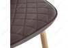 Миниатюра фото стул capri коричневый | 220svet.ru