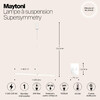 Миниатюра фото подвесной светодиодный светильник maytoni supersymmetry p096pl-l11wk1 | 220svet.ru