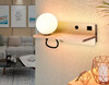 Миниатюра фото настенный светильник с выключателем, usb портом и полкой ambrella light fw520 | 220svet.ru