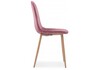 Миниатюра фото стул capri pink / wood | 220svet.ru