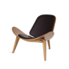 Миниатюра фото стул шелл roomers furniture bls-01/a535walnut | 220svet.ru