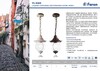 Миниатюра фото уличный подвесной светильник feron флер pl595 41169 | 220svet.ru