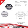 Миниатюра фото встраиваемый светильник reluce technical 53003-9.0-001rld gx53 bk | 220svet.ru